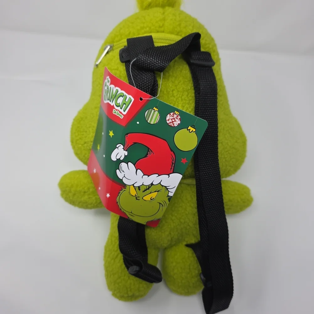 Dr. Seuss Green Grinch Kids Backpack NWT
